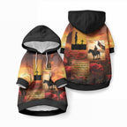 ANZAC Day Film Reel Lest We Forget Pet Hoodie Australia NZ Memorial