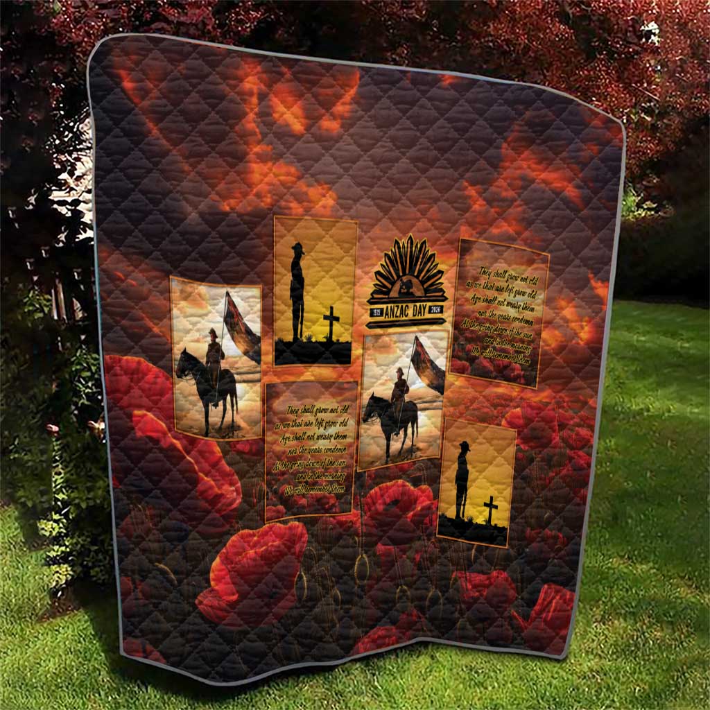 ANZAC Day Film Reel Lest We Forget Quilt Australia NZ Memorial