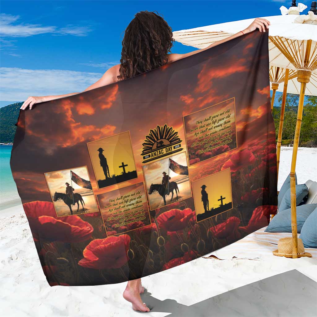 ANZAC Day Film Reel Lest We Forget Sarong Australia NZ Memorial