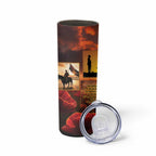 ANZAC Day Film Reel Lest We Forget Skinny Tumbler Australia NZ Memorial