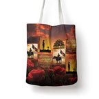 ANZAC Day Film Reel Lest We Forget Tote Bag Australia NZ Memorial
