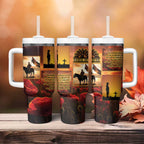 ANZAC Day Film Reel Lest We Forget Tumbler With Handle Australia NZ Memorial