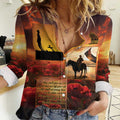 ANZAC Day Film Reel Lest We Forget Women Casual Shirt Australia NZ Memorial