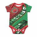 Personalised Cook Islands ANZAC 1915-2026 Filmstrip Baby Onesie Lest We Forget 25 April