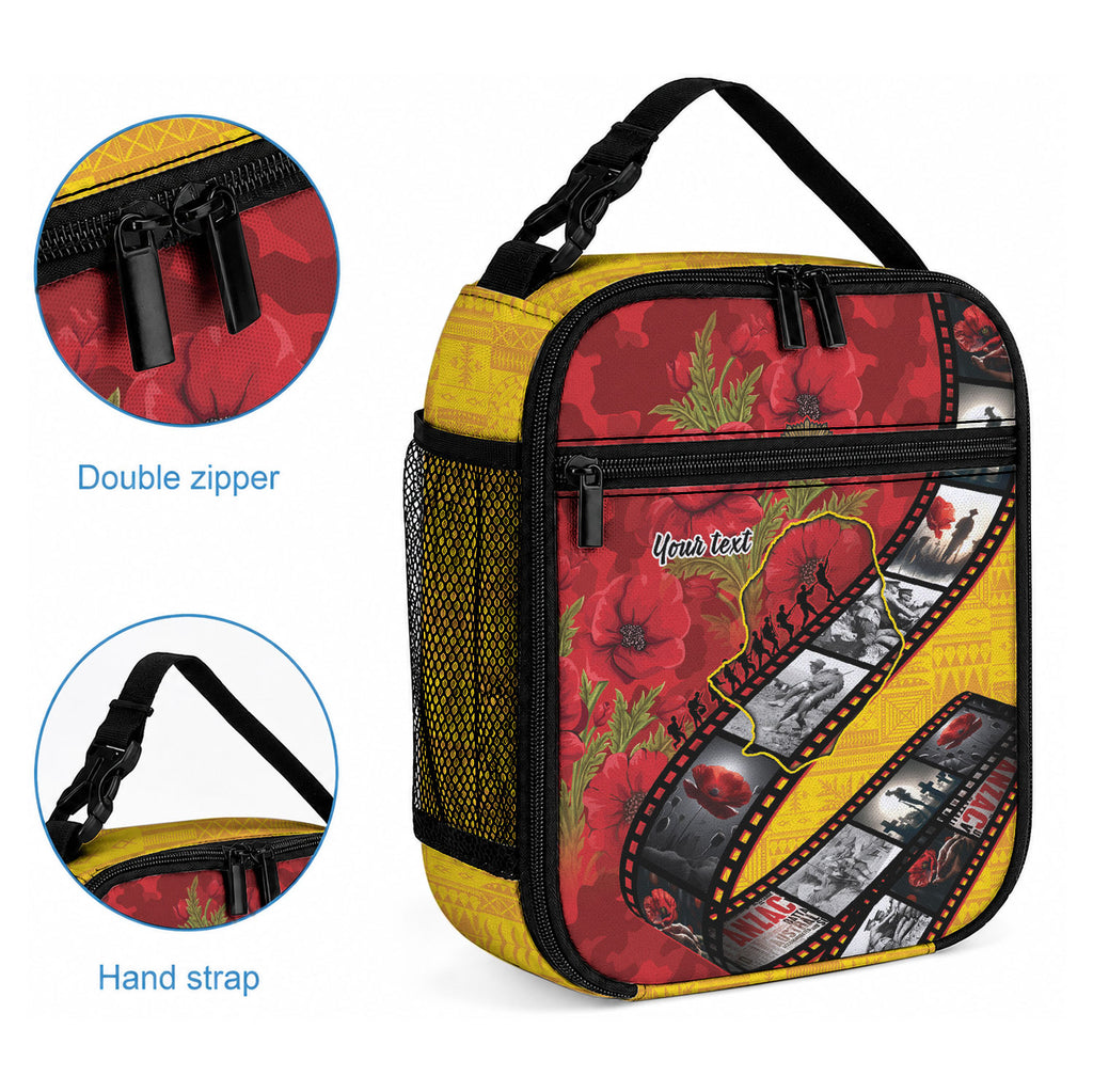 Personalised Niue ANZAC 1915-2026 Filmstrip Lunch Bag Lest We Forget 25 April