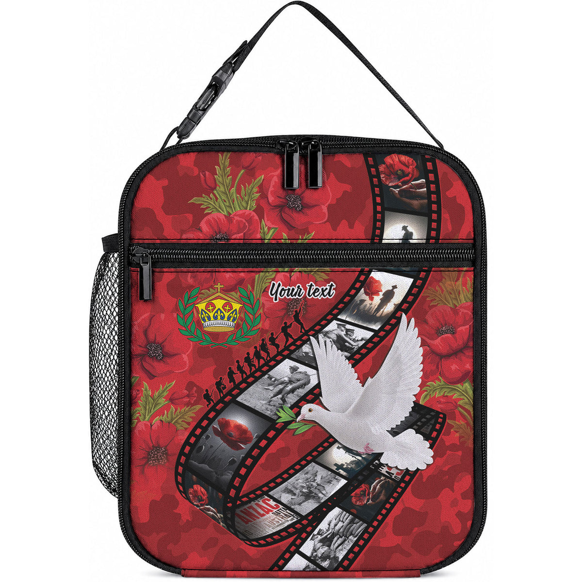 Personalised Tonga ANZAC 1915-2026 Filmstrip Lunch Bag Lest We Forget 25 April