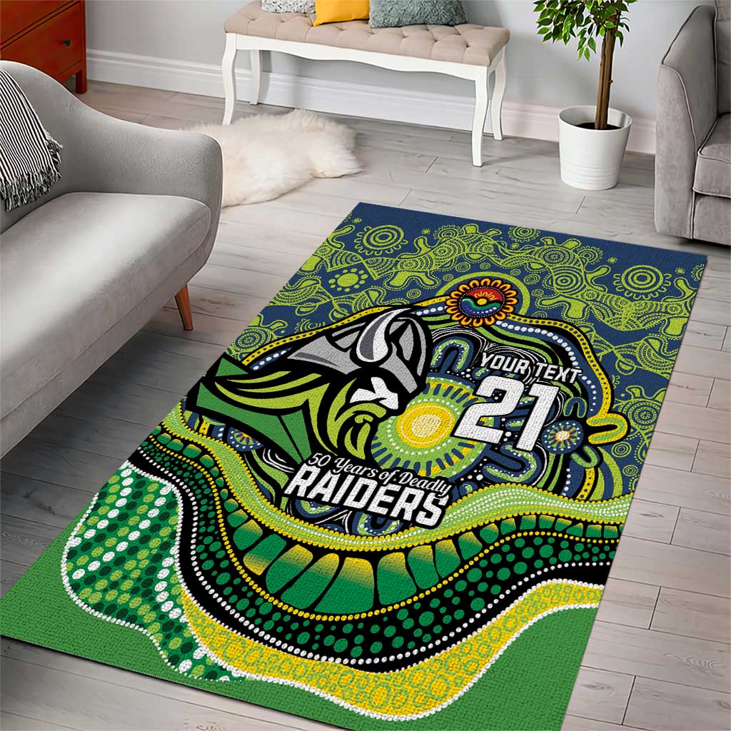 Custom Canberra Honouring First Nations Area Rug NAIDOC 2026 Deadly 50 Years
