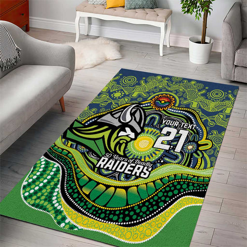 Custom Canberra Honouring First Nations Area Rug NAIDOC 2026 Deadly 50 Years