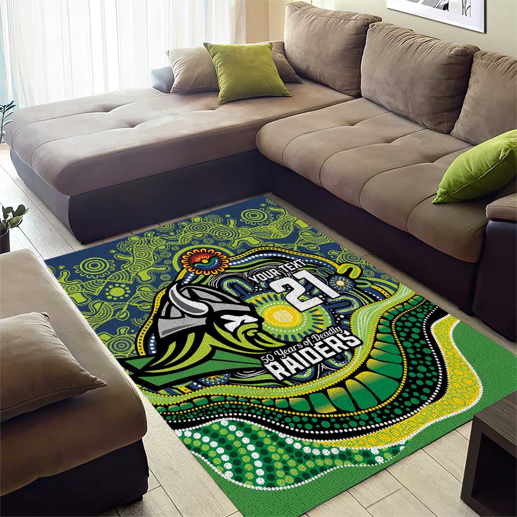 Custom Canberra Honouring First Nations Area Rug NAIDOC 2026 Deadly 50 Years