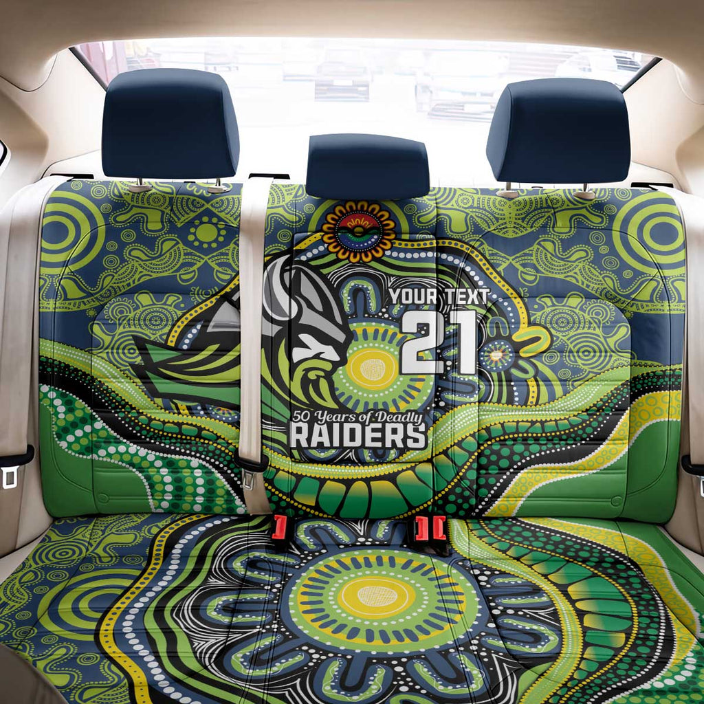 Custom Canberra Honouring First Nations Back Car Seat Cover NAIDOC 2026 Deadly 50 Years