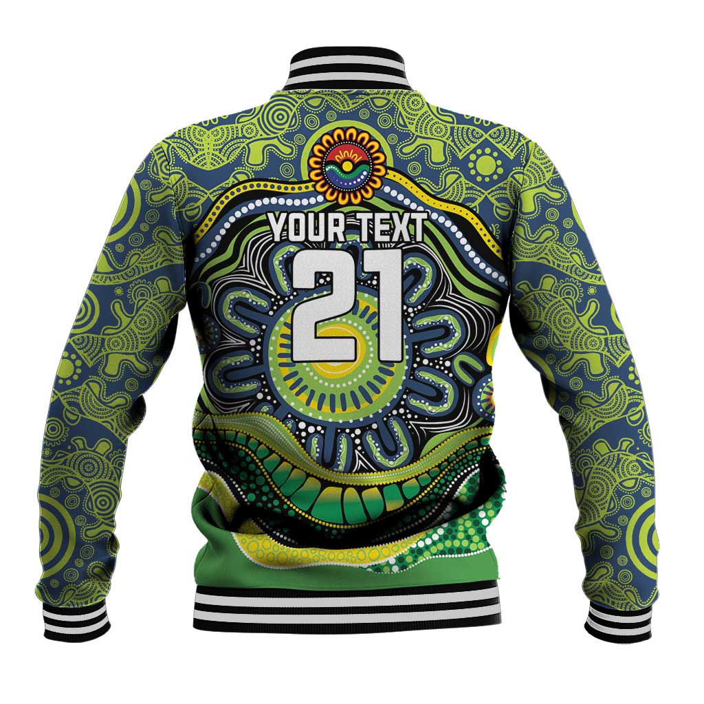 Custom Canberra Honouring First Nations Baseball Jacket NAIDOC 2026 Deadly 50 Years