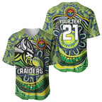 Custom Canberra Honouring First Nations Baseball Jersey NAIDOC 2026 Deadly 50 Years