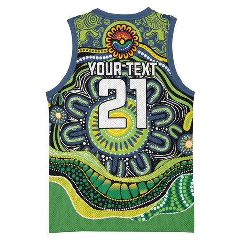 Custom Canberra Honouring First Nations Basketball Jersey NAIDOC 2026 Deadly 50 Years