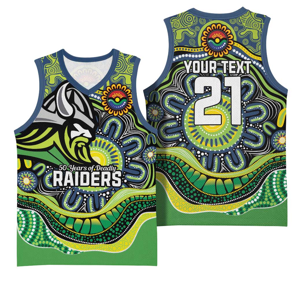 Custom Canberra Honouring First Nations Basketball Jersey NAIDOC 2026 Deadly 50 Years