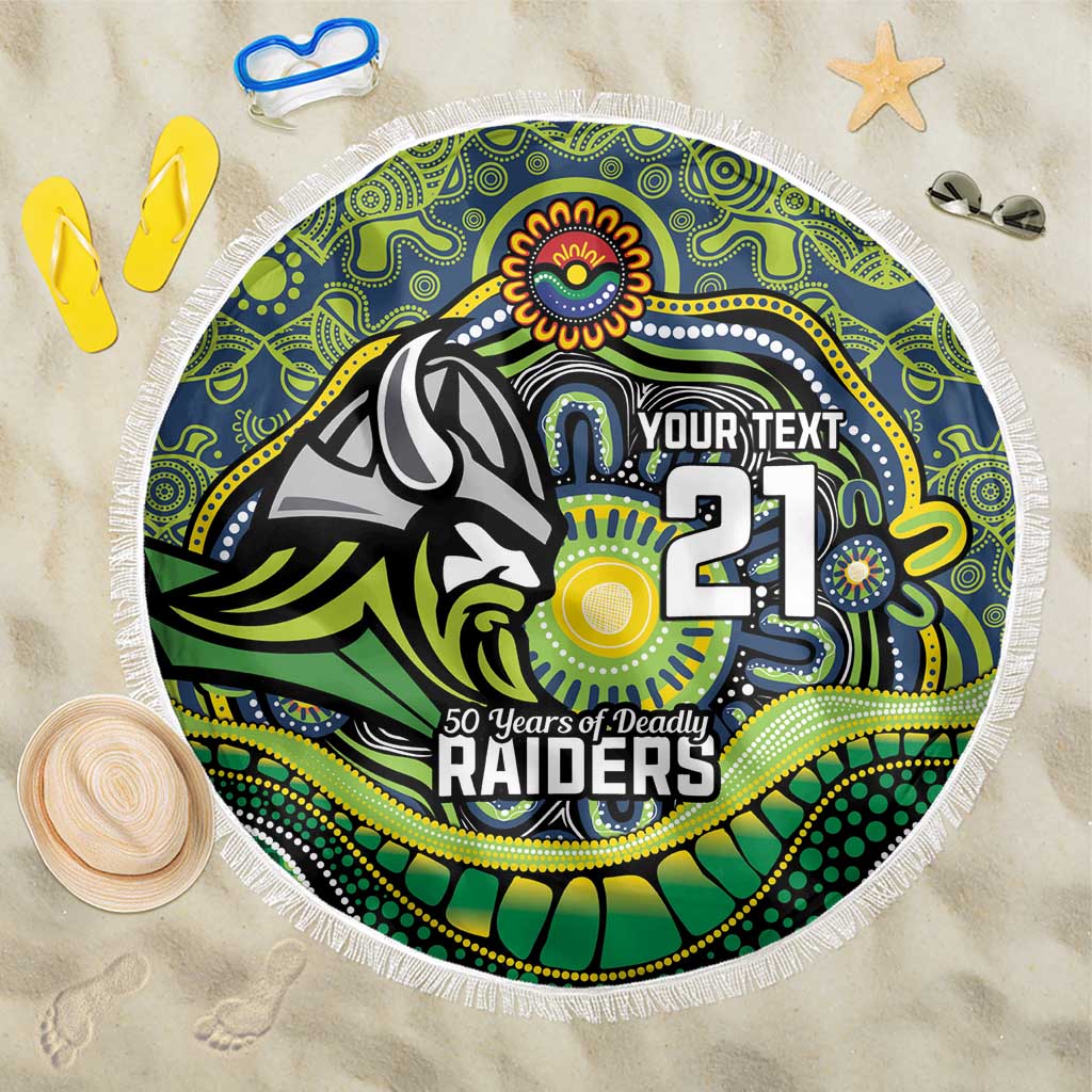 Custom Canberra Honouring First Nations Beach Blanket NAIDOC 2026 Deadly 50 Years