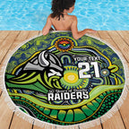 Custom Canberra Honouring First Nations Beach Blanket NAIDOC 2026 Deadly 50 Years