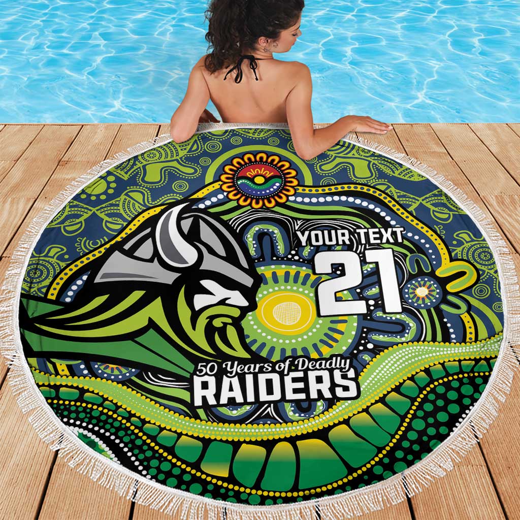 Custom Canberra Honouring First Nations Beach Blanket NAIDOC 2026 Deadly 50 Years