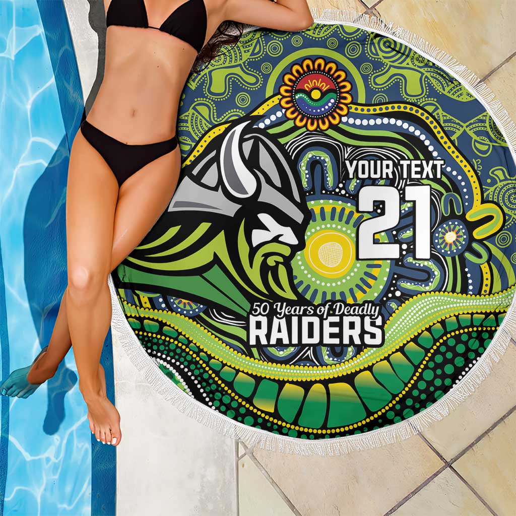 Custom Canberra Honouring First Nations Beach Blanket NAIDOC 2026 Deadly 50 Years