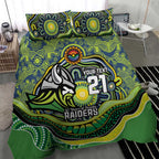 Custom Canberra Honouring First Nations Bedding Set NAIDOC 2026 Deadly 50 Years