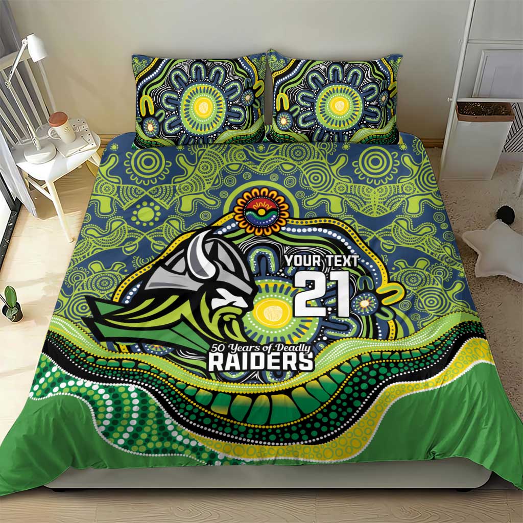 Custom Canberra Honouring First Nations Bedding Set NAIDOC 2026 Deadly 50 Years
