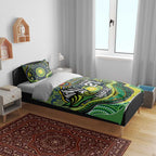 Custom Canberra Honouring First Nations Bedding Set NAIDOC 2026 Deadly 50 Years