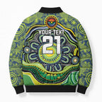 Custom Canberra Honouring First Nations Bomber Puffer Jacket NAIDOC 2026 Deadly 50 Years