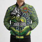 Custom Canberra Honouring First Nations Bomber Puffer Jacket NAIDOC 2026 Deadly 50 Years