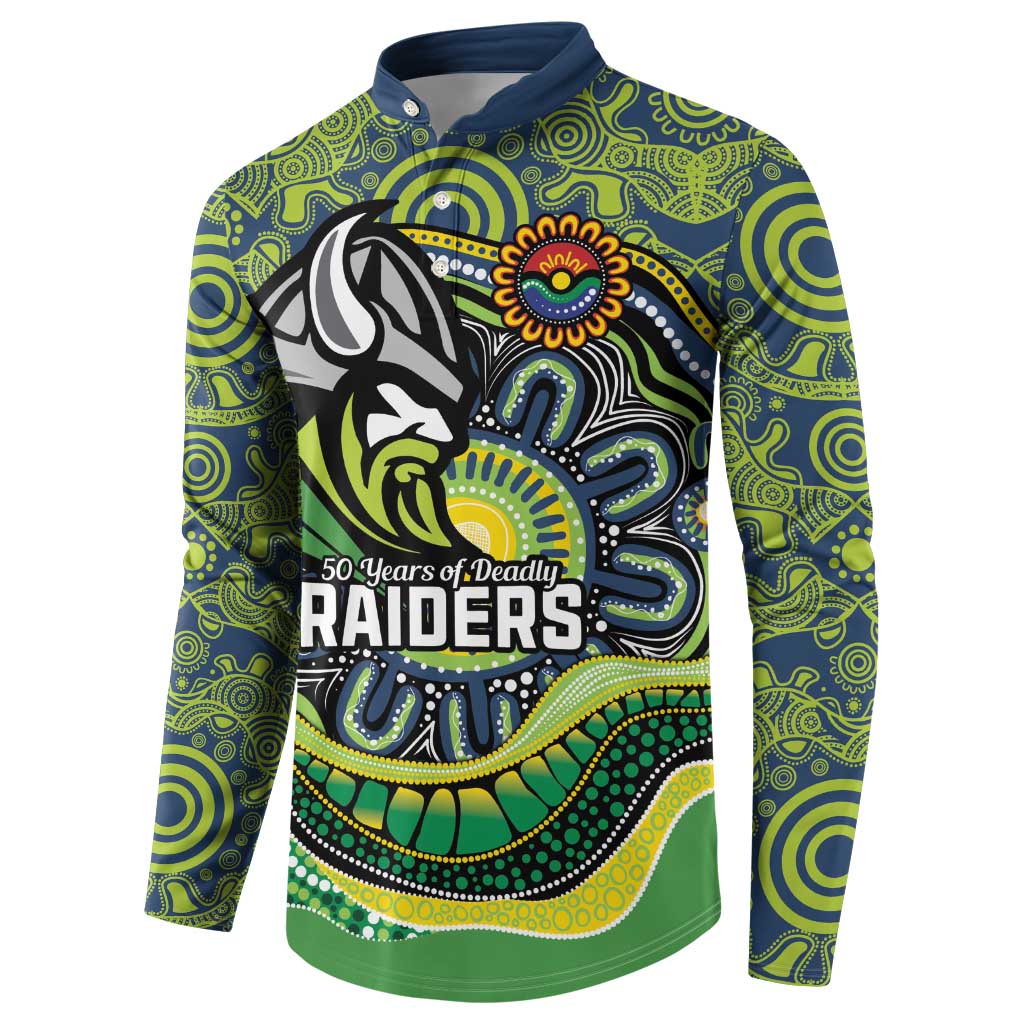 Custom Canberra Honouring First Nations Button Sweatshirt NAIDOC 2026 Deadly 50 Years