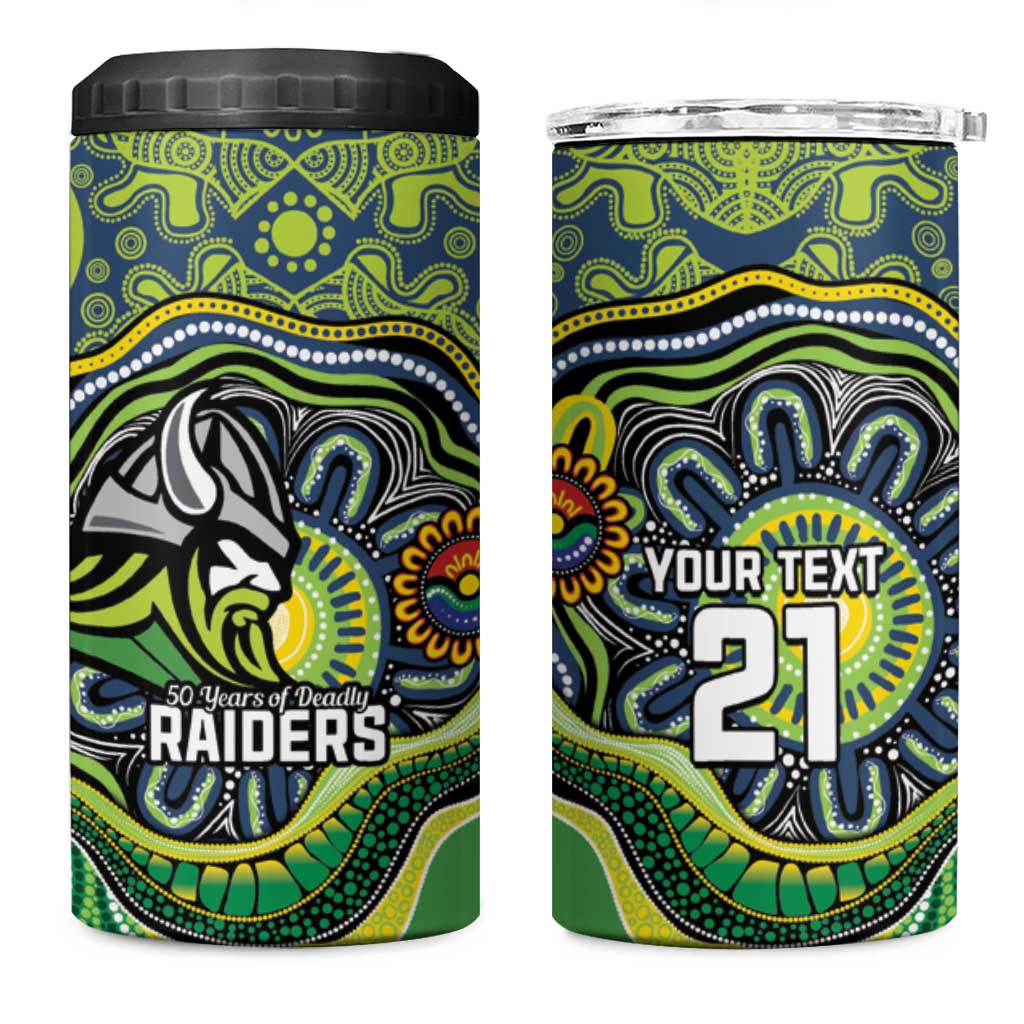 Custom Canberra Honouring First Nations 4 in 1 Can Cooler Tumbler NAIDOC 2026 Deadly 50 Years