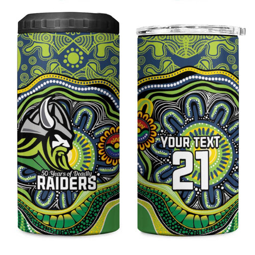 Custom Canberra Honouring First Nations 4 in 1 Can Cooler Tumbler NAIDOC 2026 Deadly 50 Years