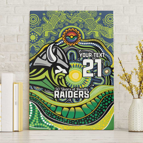 Custom Canberra Honouring First Nations Canvas Wall Art NAIDOC 2026 Deadly 50 Years