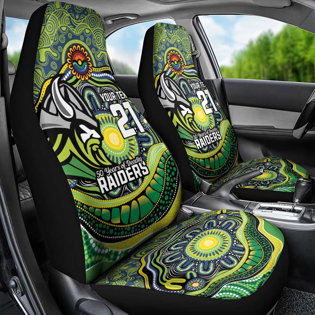 Custom Canberra Honouring First Nations Car Seat Cover NAIDOC 2026 Deadly 50 Years