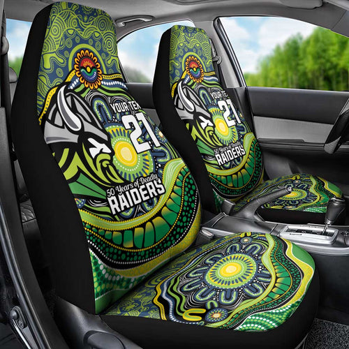 Custom Canberra Honouring First Nations Car Seat Cover NAIDOC 2026 Deadly 50 Years