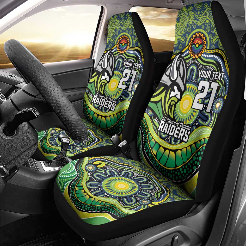 Custom Canberra Honouring First Nations Car Seat Cover NAIDOC 2026 Deadly 50 Years