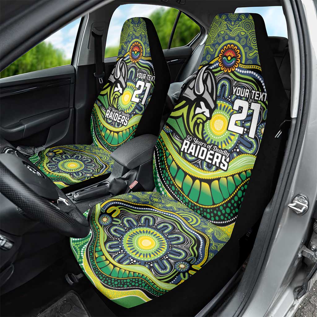 Custom Canberra Honouring First Nations Car Seat Cover NAIDOC 2026 Deadly 50 Years