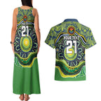 Custom Canberra Honouring First Nations Couples Matching Tank Maxi Dress and Hawaiian Shirt NAIDOC 2026 Deadly 50 Years