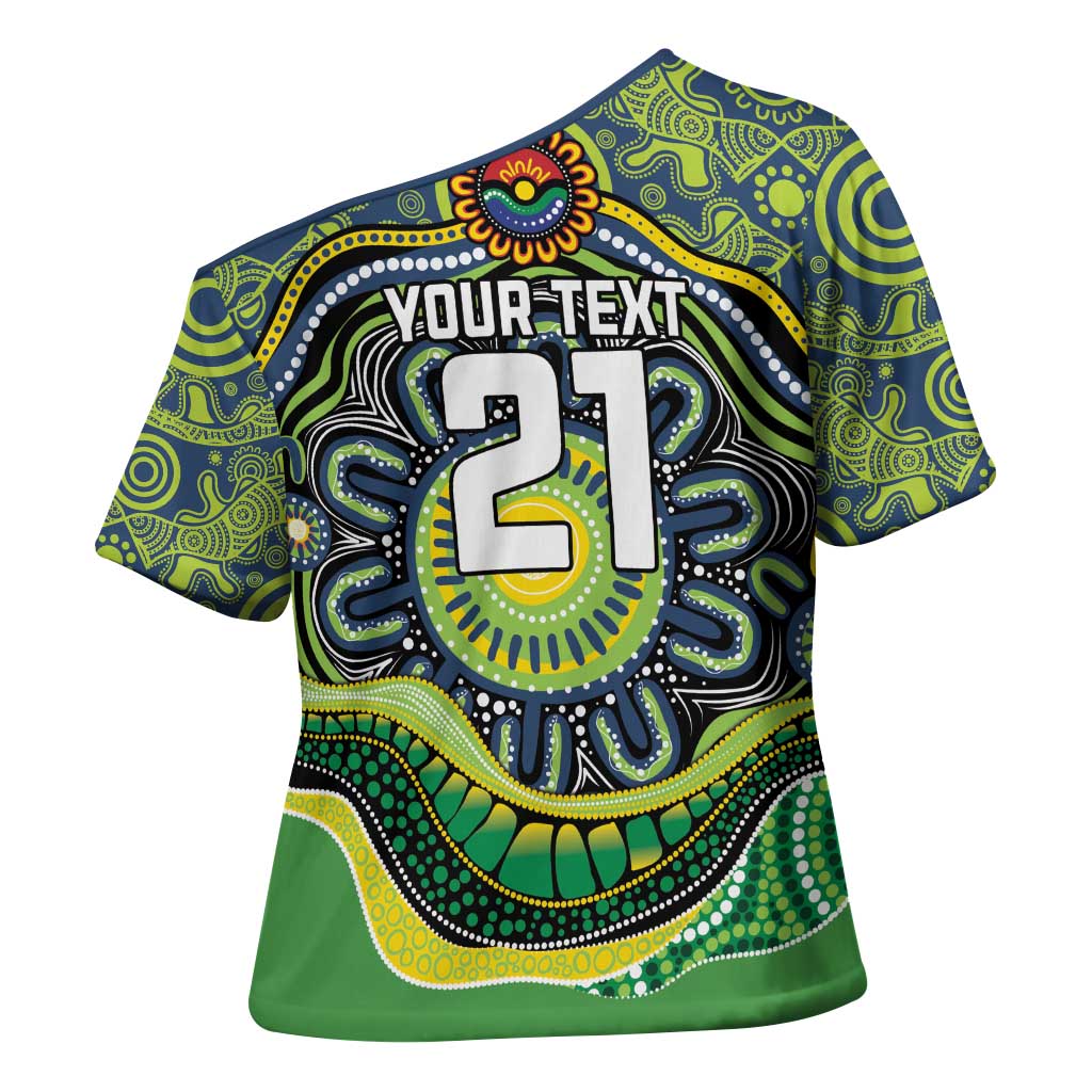 Custom Canberra Honouring First Nations Cross Shoulder Shirt NAIDOC 2026 Deadly 50 Years