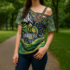 Custom Canberra Honouring First Nations Cross Shoulder Shirt NAIDOC 2026 Deadly 50 Years