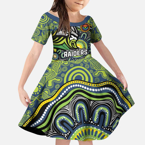 Custom Canberra Honouring First Nations Family Matching Long Sleeve Bodycon Dress and Hawaiian Shirt NAIDOC 2026 Deadly 50 Years