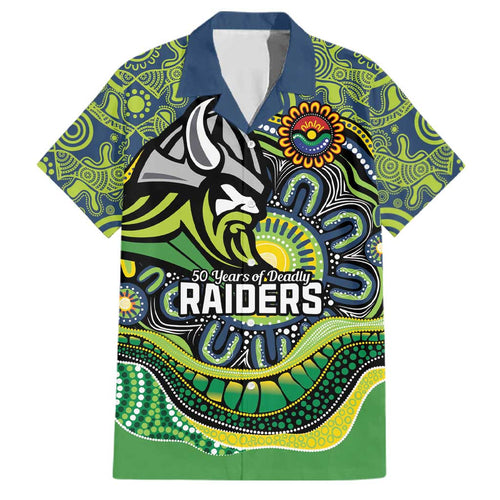 Custom Canberra Honouring First Nations Family Matching Long Sleeve Bodycon Dress and Hawaiian Shirt NAIDOC 2026 Deadly 50 Years