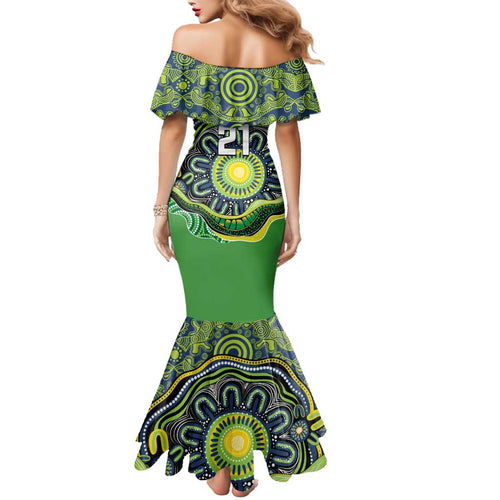 Custom Canberra Honouring First Nations Family Matching Mermaid Dress and Hawaiian Shirt NAIDOC 2026 Deadly 50 Years