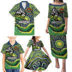 Custom Canberra Honouring First Nations Family Matching Puletasi and Hawaiian Shirt NAIDOC 2026 Deadly 50 Years