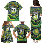 Custom Canberra Honouring First Nations Family Matching Puletasi and Hawaiian Shirt NAIDOC 2026 Deadly 50 Years