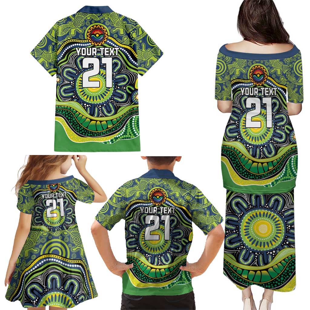 Custom Canberra Honouring First Nations Family Matching Puletasi and Hawaiian Shirt NAIDOC 2026 Deadly 50 Years