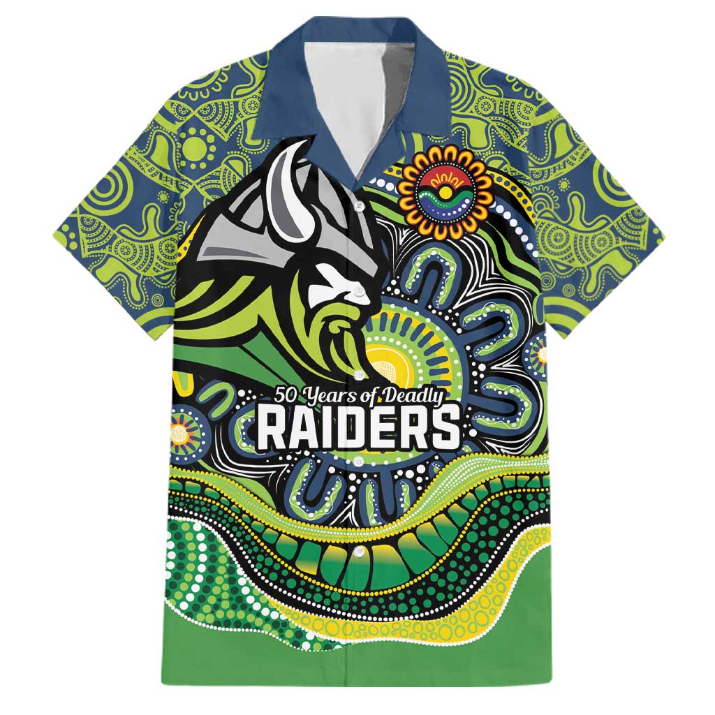 Custom Canberra Honouring First Nations Family Matching Puletasi and Hawaiian Shirt NAIDOC 2026 Deadly 50 Years
