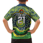 Custom Canberra Honouring First Nations Family Matching Short Sleeve Bodycon Dress and Hawaiian Shirt NAIDOC 2026 Deadly 50 Years
