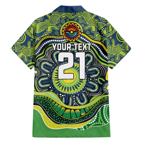 Custom Canberra Honouring First Nations Family Matching Summer Maxi Dress and Hawaiian Shirt NAIDOC 2026 Deadly 50 Years