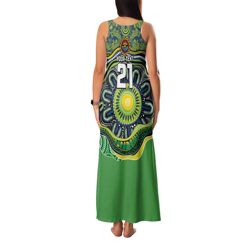 Custom Canberra Honouring First Nations Family Matching Tank Maxi Dress and Hawaiian Shirt NAIDOC 2026 Deadly 50 Years