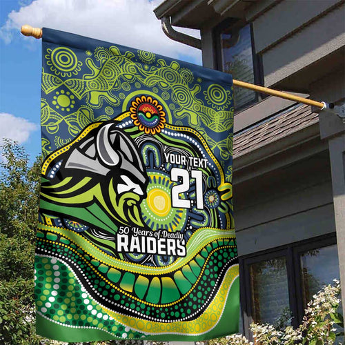Custom Canberra Honouring First Nations Garden Flag NAIDOC 2026 Deadly 50 Years