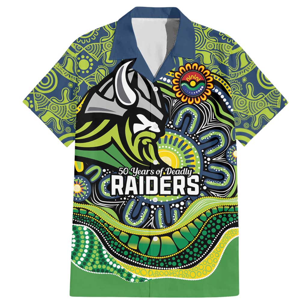 Custom Canberra Honouring First Nations Hawaiian Shirt NAIDOC 2026 Deadly 50 Years